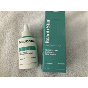 Beauty Stat Triple-Plump Coconut Milk Serum 50ML 1.7 Oz Micro silver PGA $42 RV